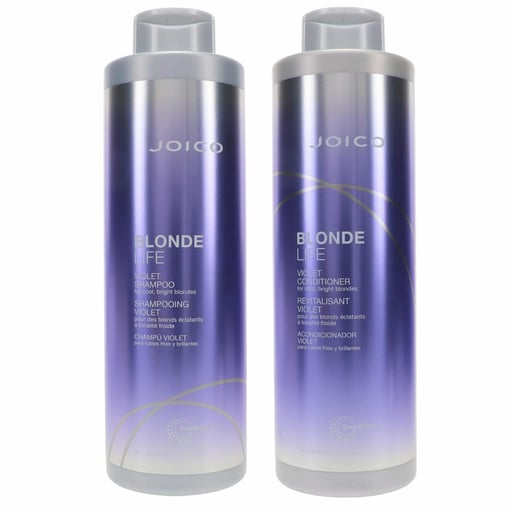 Joico Blonde Life Violet Shampoo 33.8 oz. and Blonde Life Violet Conditioner  33.8 oz. Combo Pack