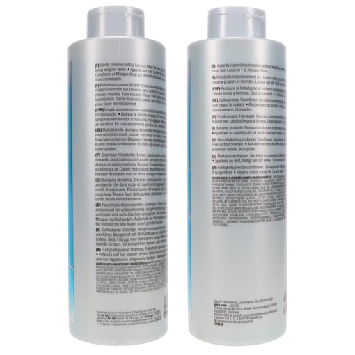 Joico HydraSplash Hydrating Shampoo 33.8 oz. and Hydrasplash Hydrating  Conditioner 33.8 oz. Combo Pack