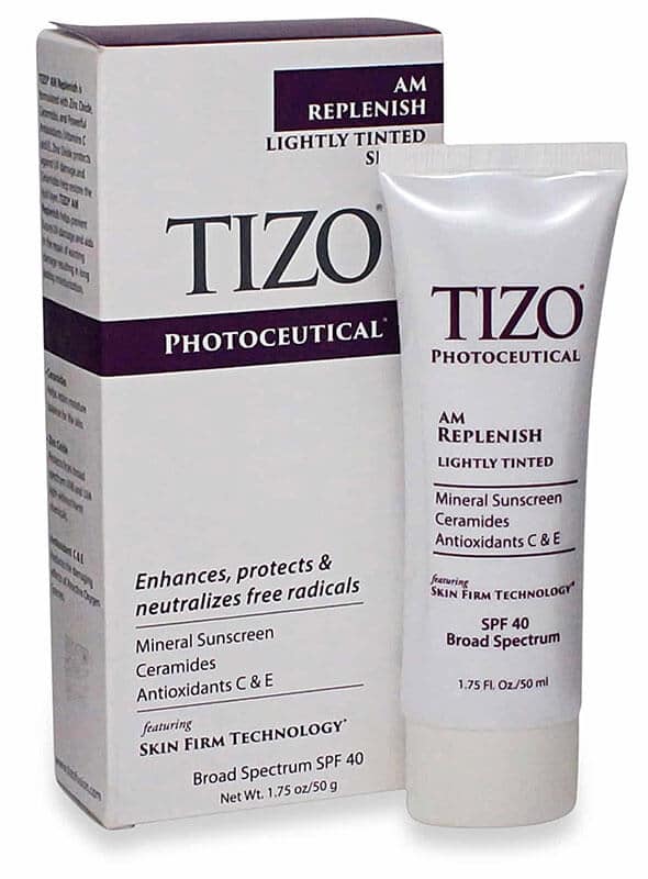 Anti-Aging Wrinkles TIZO Photoceutical AM Replenish Lightly Tinted