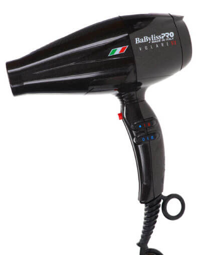 Beauty Blog BaBylissPRO Nano Titanium Volare V1 Full-Size Dryer Ferrari-Designed Engine Black