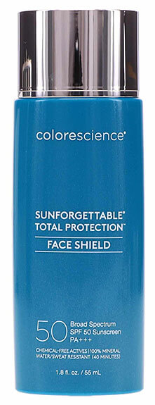 Acne Prone Colorescience Sunforgettable Total Protection Classic SPF 50 Face Shield