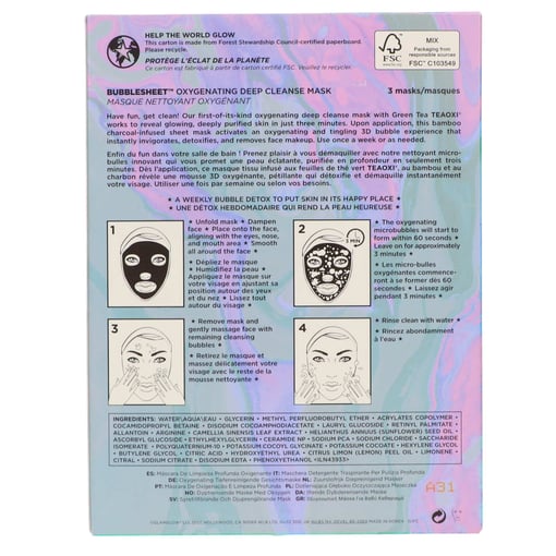 Glamglow Bubble Sheet Mask 3 Pack | LaLa Daisy