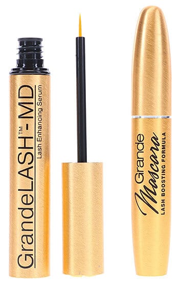 GrandeLash MD Eyelash Enhancing Formula & GrandeMascara Conditioning Peptide Mascara Black Combo Pack