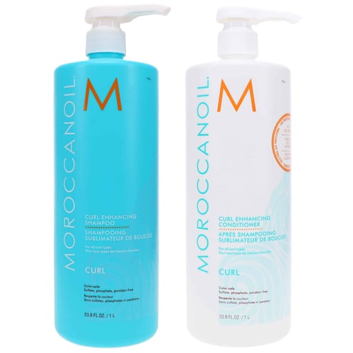 Moroccanoil Curl Enhancing Shampoo 33.8 oz & Curl Enhancing Conditioner  33.8 oz Combo Pack | LaLa Daisy