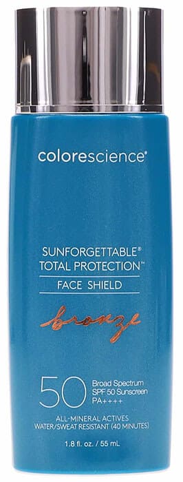 Anti-Aging Wrinkles Colorescience Total Protection Face Shield SPF 50 Bronze