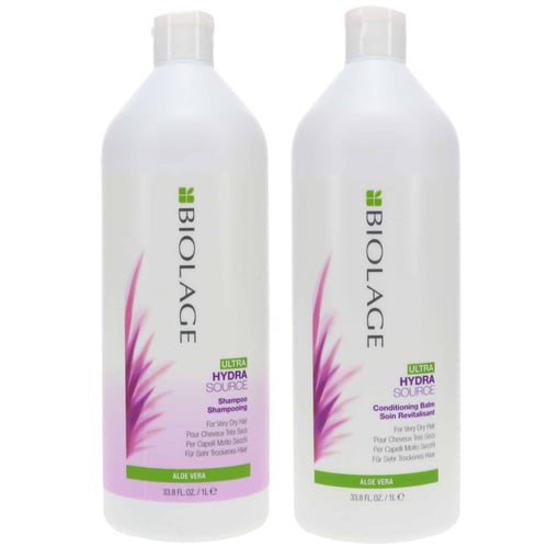 Matrix Biolage Ultra Hydrasource Shampoo 33.8 oz & Biolage Ultra Hydrasource  Conditioner 33.8 oz Combo Pack | LaLa Daisy