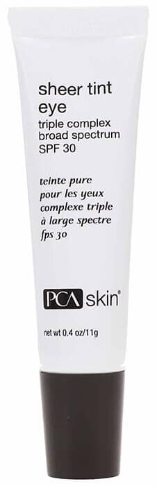 Anti-Aging Wrinkles PCA Skin Sheer Tint Eye Triple Complex Broad Spectrum SPF 30