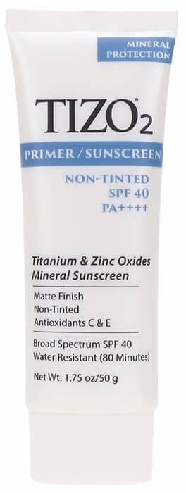 Anti-Aging Wrinkles TIZO 2 Facial Mineral Primer/Sunscreen SPF 40 Water Resistant