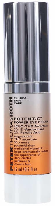 Anti-Aging Wrinkles Peter Thomas Roth Potent-C Power Eye Cream for dark circles under the eyes