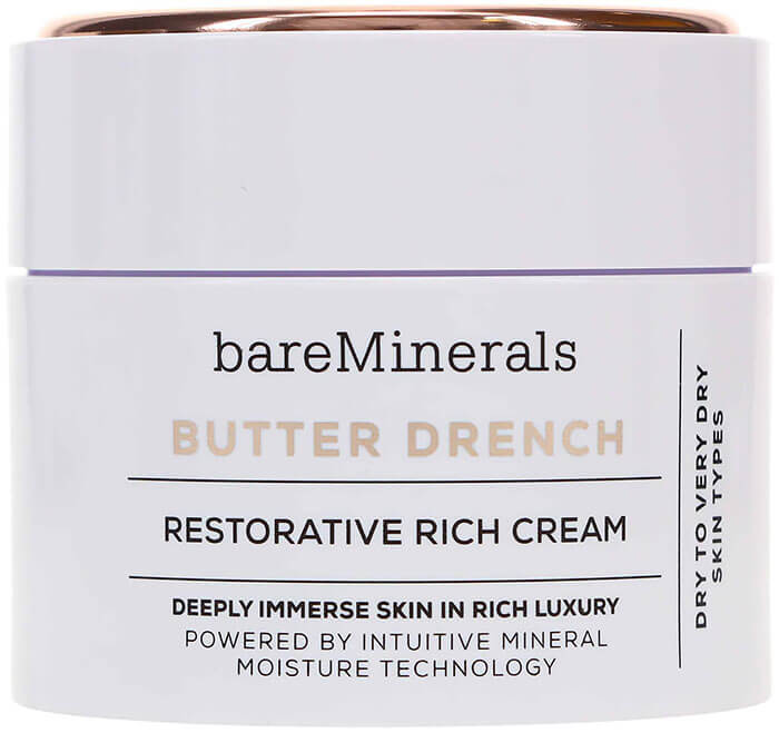 bareMinerals Butter Drench Restorative Rich Cream for combination skin care routine
