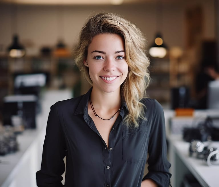 Best Salon Shampoo for Color-Treated Hair. portrait of a smiling businesswoman