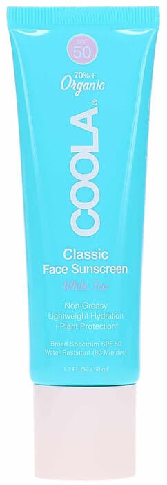 Anti-Aging Wrinkles COOLA White Tea Classic Sport Face SPF 50