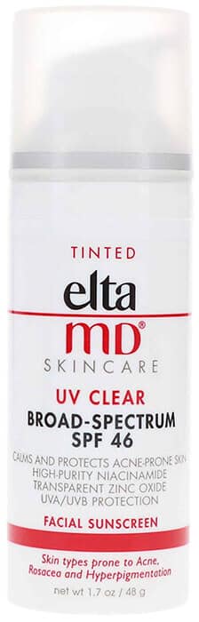 Anti-Aging Wrinkles Elta MD UV Clear SPF 46 Tinted Broad Spectrum Facial Sunscreen