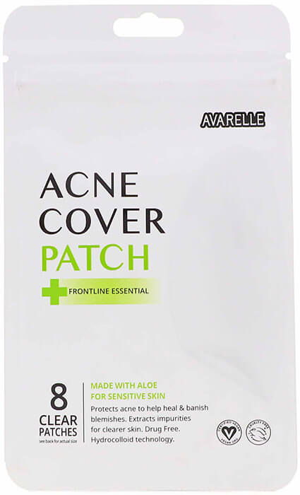 Avarelle Acne Cover Patch Frontline Essential 8 Oval Patches