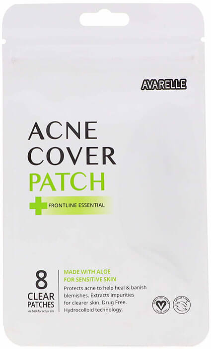 Acne Prone Avarelle Acne Cover Patch Frontline Essential 8 Oval Patches