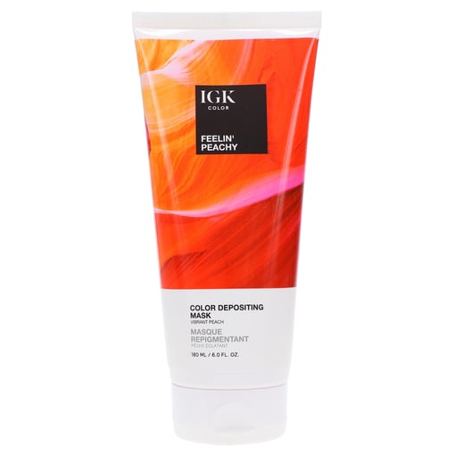IGK Color Depositing Mask Feelin' Peachy 6oz IGK Color Depositing Mask Feelin' Peachy 6oz