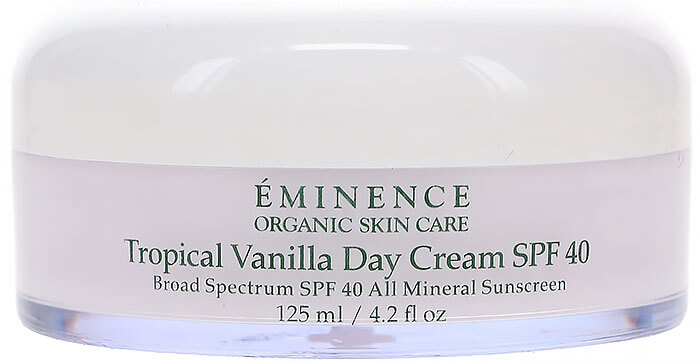 Age Spots Eminence Tropical Vanilla Day Cream SPF 40