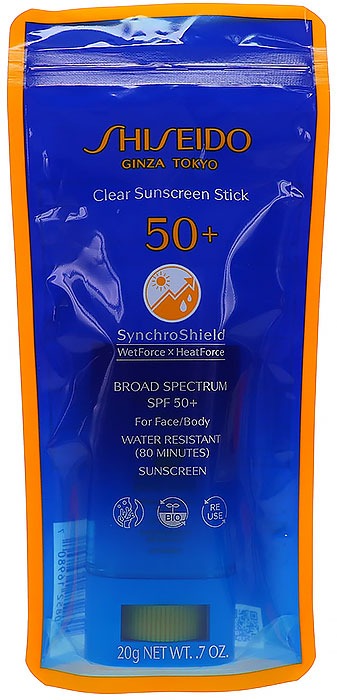 Age Spots Shiseido Clear Sunscreen Stick SPF 50+