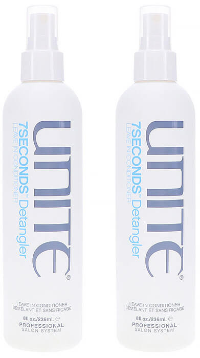 Damaged Hair UNITE Hair 7 Seconds Detangler Leave in Conditioner 2 Pack