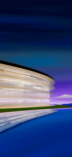 Spaceship Evening Aura