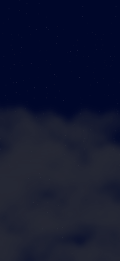 cloudy night