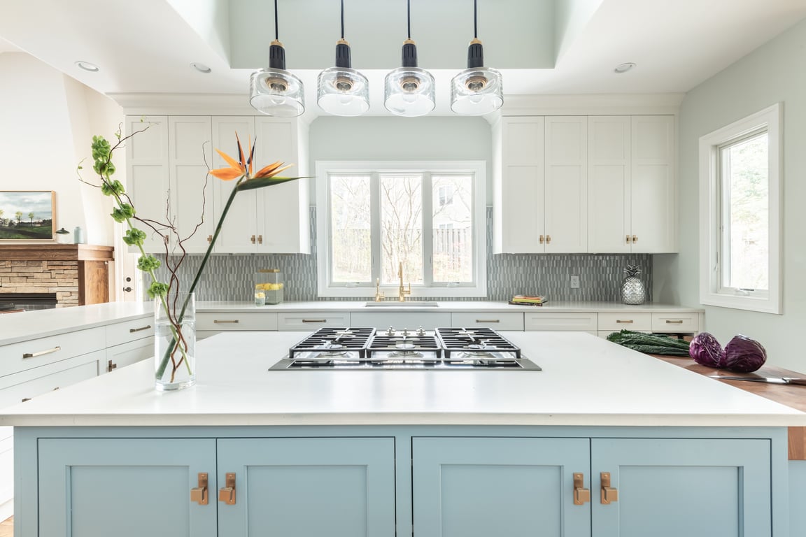 Contemporary Kitchen Remodeling in Easton, Maryland by award winning designers at Jennifer Gilmer Kitchen & Bath