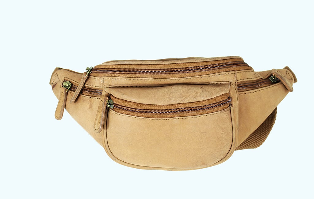 Leather Brown Belt Bag