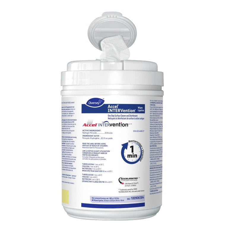 Diversey Accel INTERvention™ Wipes