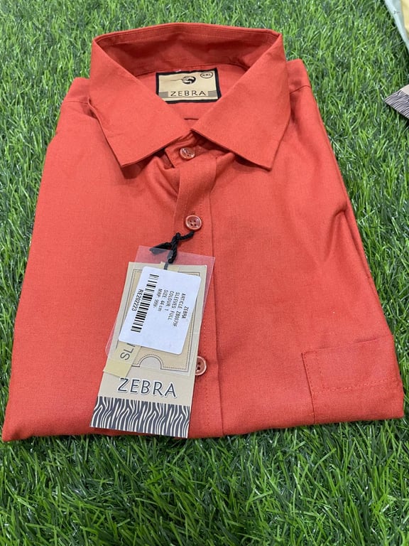 Zebra Men Cotton Shirt