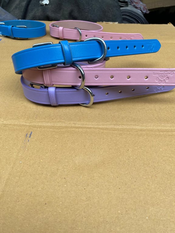 Leather Dog Collars with Leash