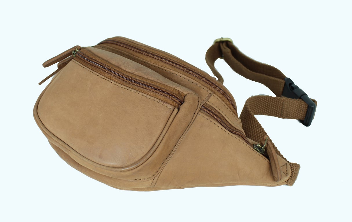 Leather Brown Belt Bag