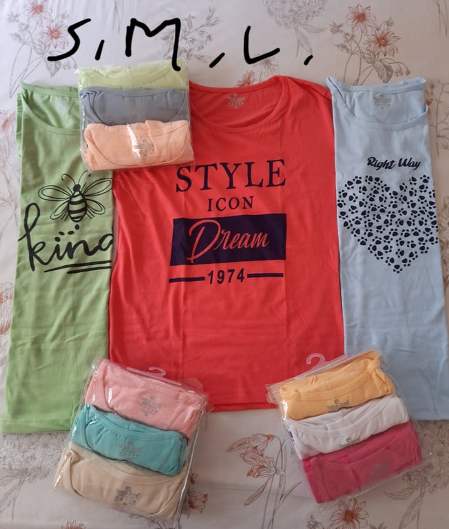 T-shirts,short,capri,bras,boys vest,shorts girls vest and shorts etc