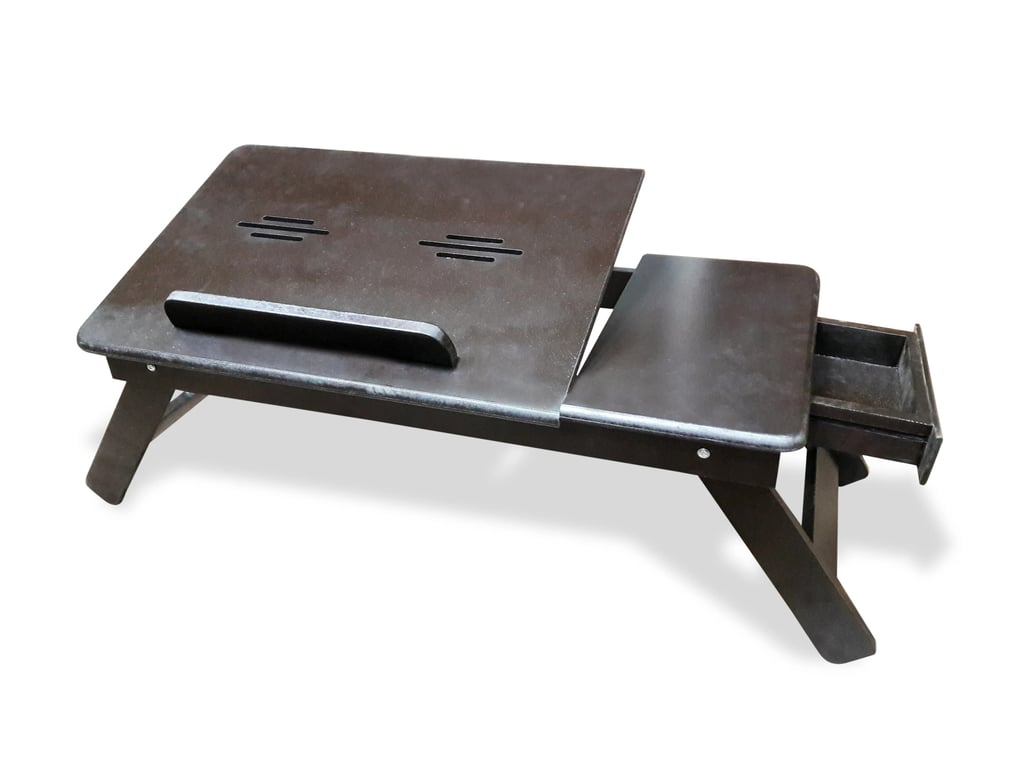 Brown Folding Laptop Table