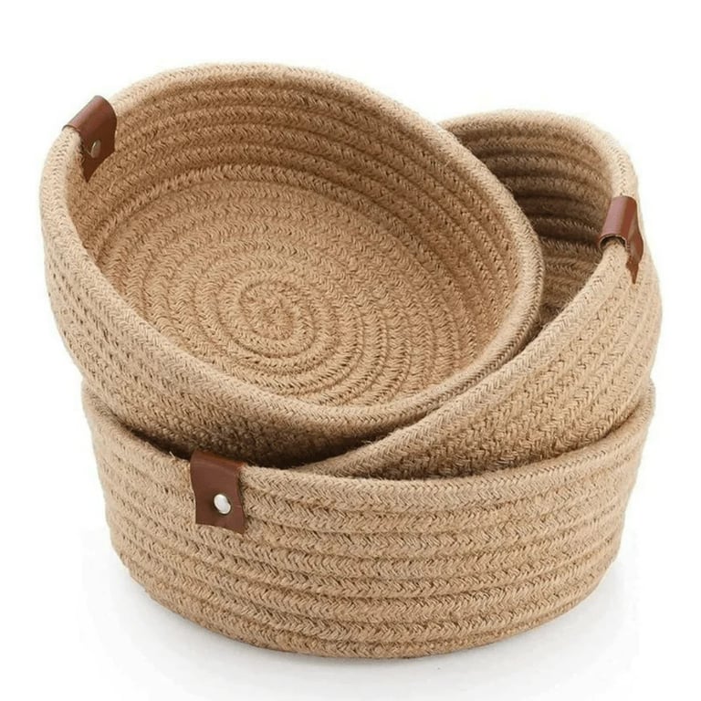 Jute Storage Basket - 3pcs Set
