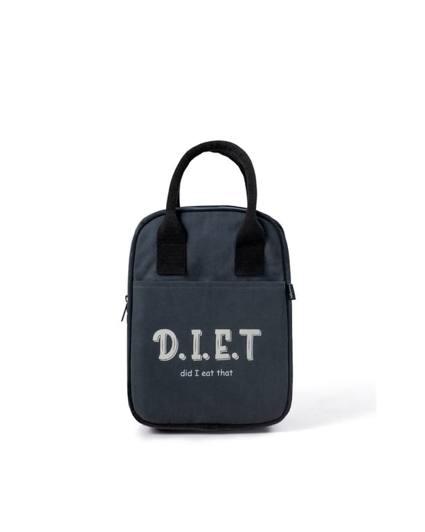 LUNCH BAG - DIET (BLACK)
