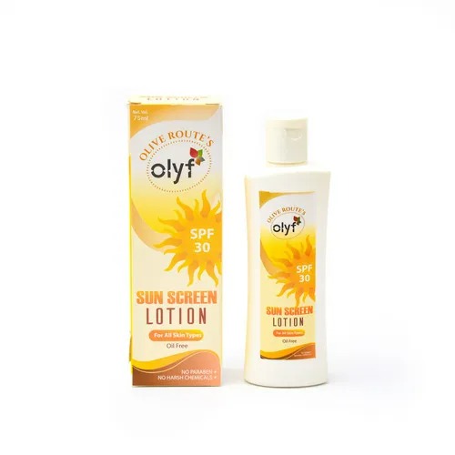 OLYF Sun Screen Lotion, SPF 30, 75g