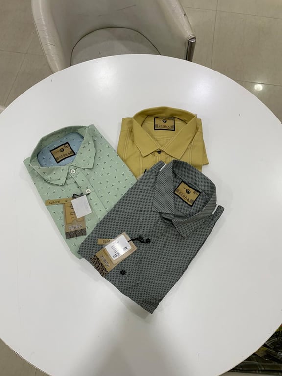 Zebra Men Cotton Shirt