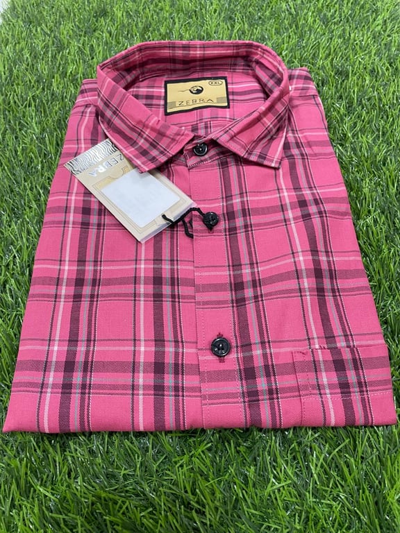 Zebra Men Cotton Shirt