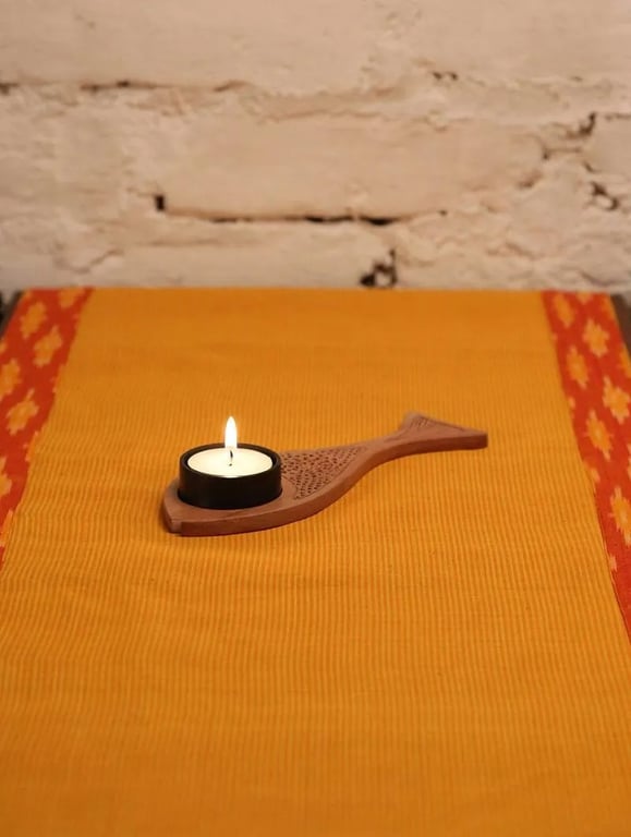 Fish jali tea light