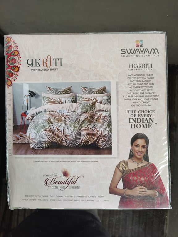 Swayam Prakriti Double Bedsheet