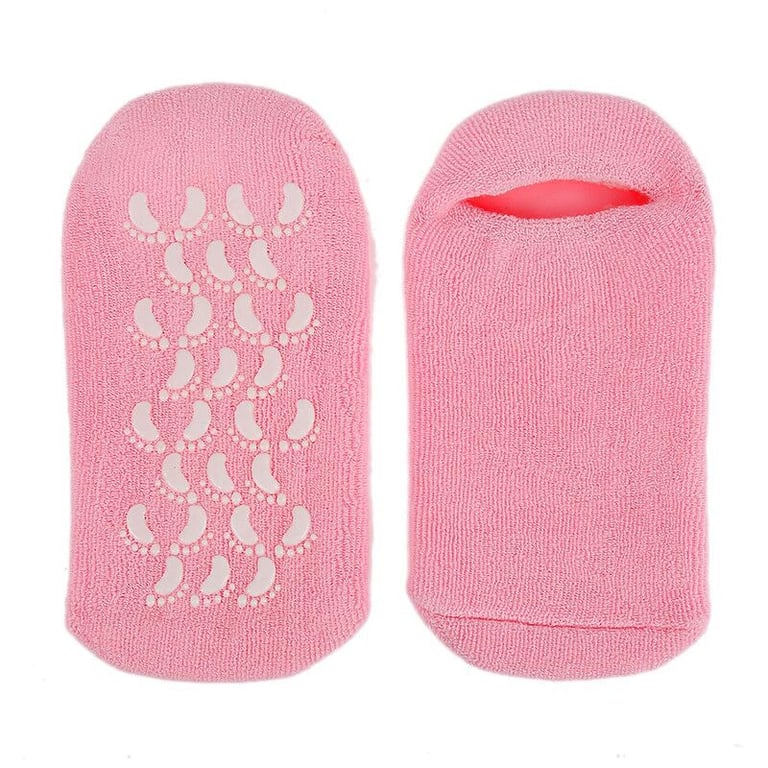 Importikaah Moisturize Skin Repair Cracked Moisturizing Treatment Gel Spa Socks – Pair