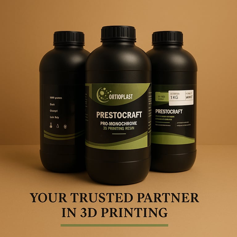 3D Printer Resin - 4 colors