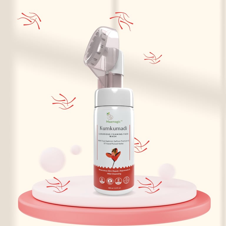 Kumkumadi foamimg facewash