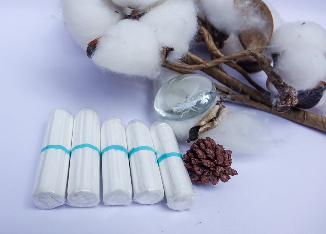 100% organic cotton tampons
