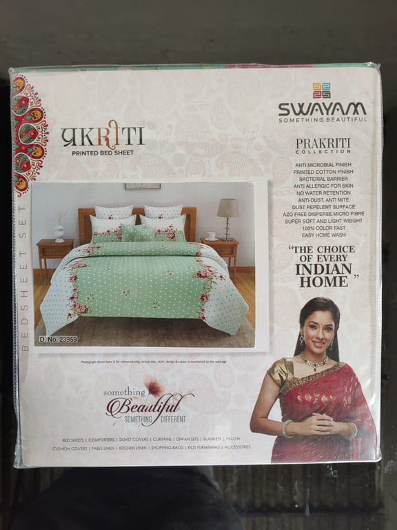 Swayam Prakriti Double Bedsheet