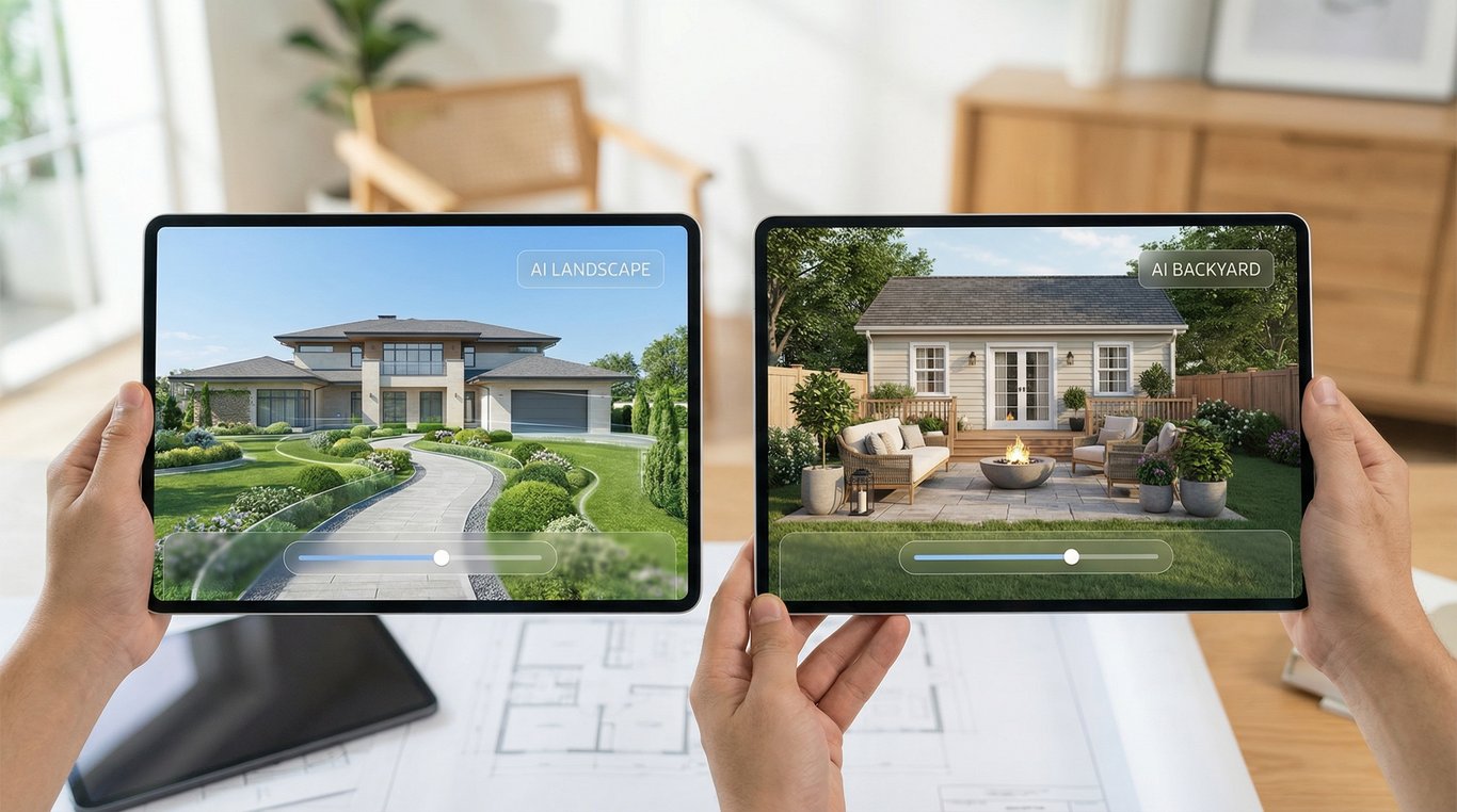 AI Landscape Design vs AI Backyard Design: Differences