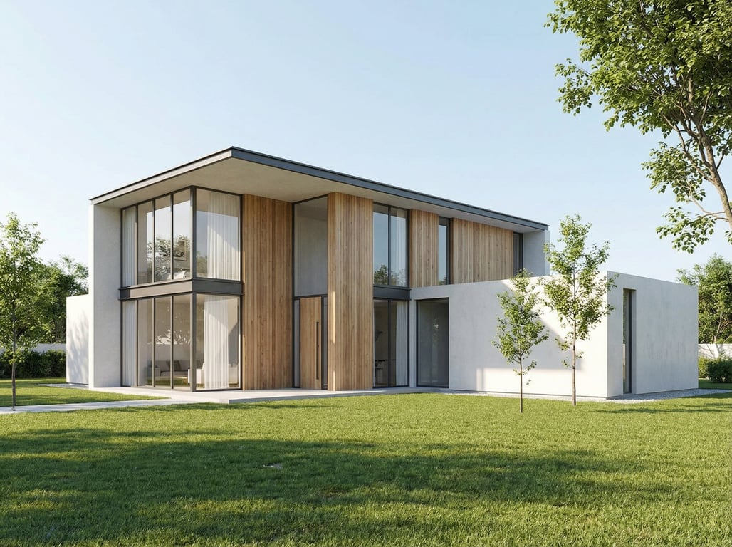 Illustration for section 1 of: 3D rendering of a modern house: ideas y ejemplos de render 3D para una casa moderna