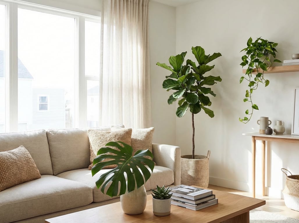 Illustration for section 2 of: Plant Styling for Real Estate Photos: Interior Decoration Ideas That Add Warmth Without Clutter