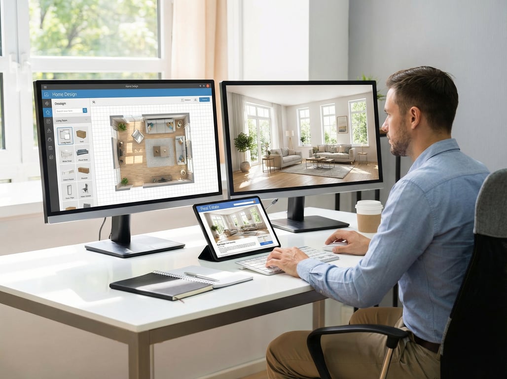 Illustration for section 1 of: Computer Software for Home Design (for Real Estate Listings): What to Use for Fast Visuals