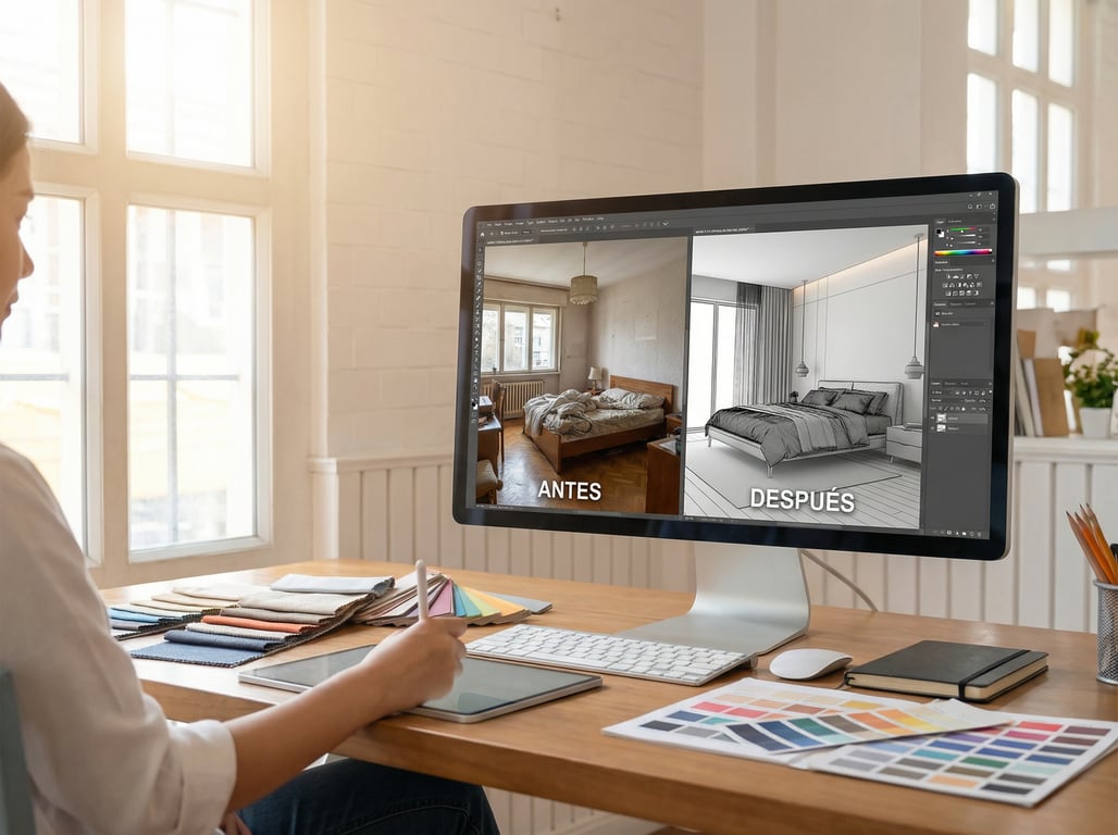 Illustration for section 2 of: Cómo diseñar una habitación online (con IA): ideas, estilos y antes/después